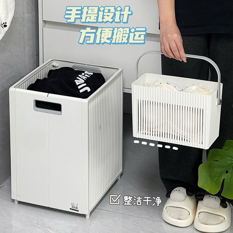 Cestas de ropa sucia transfronterizas, cestas de almacenamiento de ropa sucia, cestas de ropa sucia plegables cuelgan en la pared, cestas de ropa sucia para el baño, cestas de ropa para la lavandería