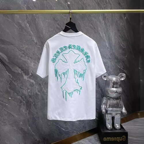 Chrome Hear 24 New Collection—Summer Short-Sleeved T-Shirts for Men and Women, Style Inspired by European and American Street Hip-Hop, Half-Sleeve Series