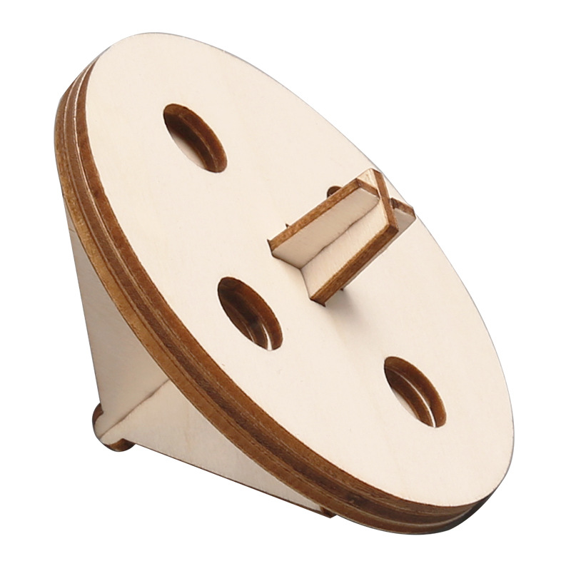 DIY giroscopio giratorio jardín de infantes pintado material artesanal ciencia pequeña visualización estancia ensamblaje juguete ayuda de enseñanza