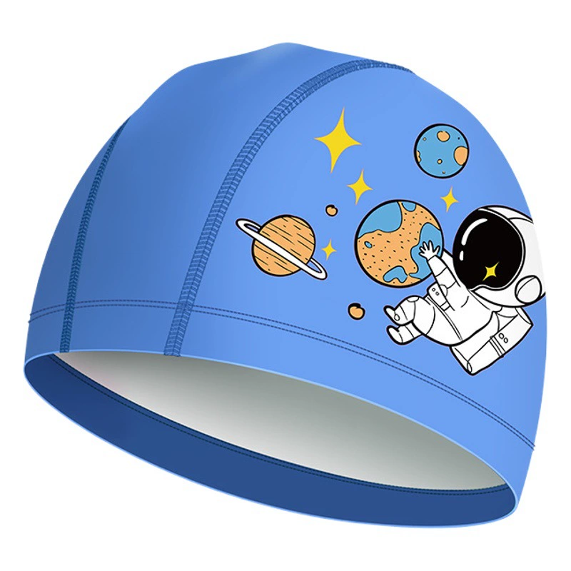 Детская PU шляпа милый модный мультфильм высокая эластичная Водонепроницаемая детская шапочка для плавания PU покрытие Плавательная шапочка прямые продажи с фабрики