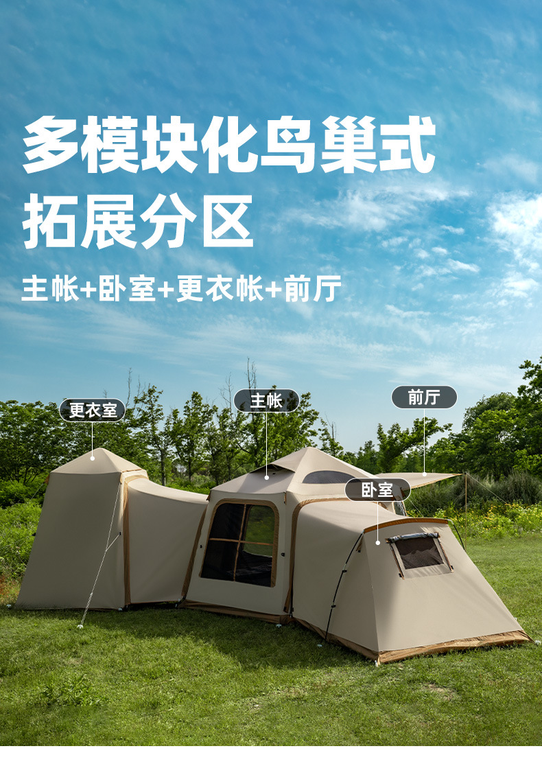 Explorer Car Rear Inflatable Tent Suv Outdoor Camping Overnight Sun Protection Rainproof Car Rear Tent No Setup Needed
