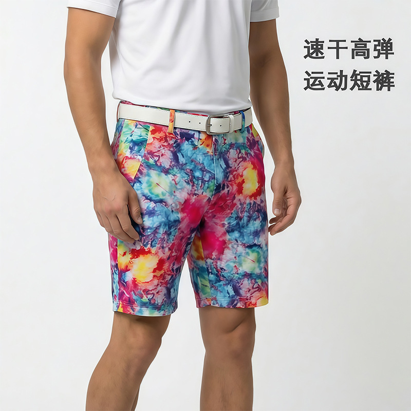 Summer Men's Golf Shorts Customized, Professional High-Elastic Quick-Dry Breathable Outdoor Casual Sports Shorts Summer Men's Golf Shorts Customized, Professional High-Elastic Quick-Dry Breathable Outdoor Casual Sports Shorts