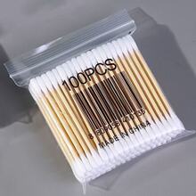 棉签掏耳朵挖耳双头一次性无菌家用掏耳棉棒卸妆化妆美容用棉花棒