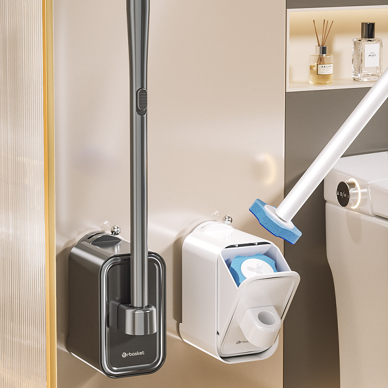 Cepillo de baño desechable con ventosa, cepillo especial para el hogar, sin ángulo muerto, nuevo cabezal de cepillo de repuesto para limpieza de baño