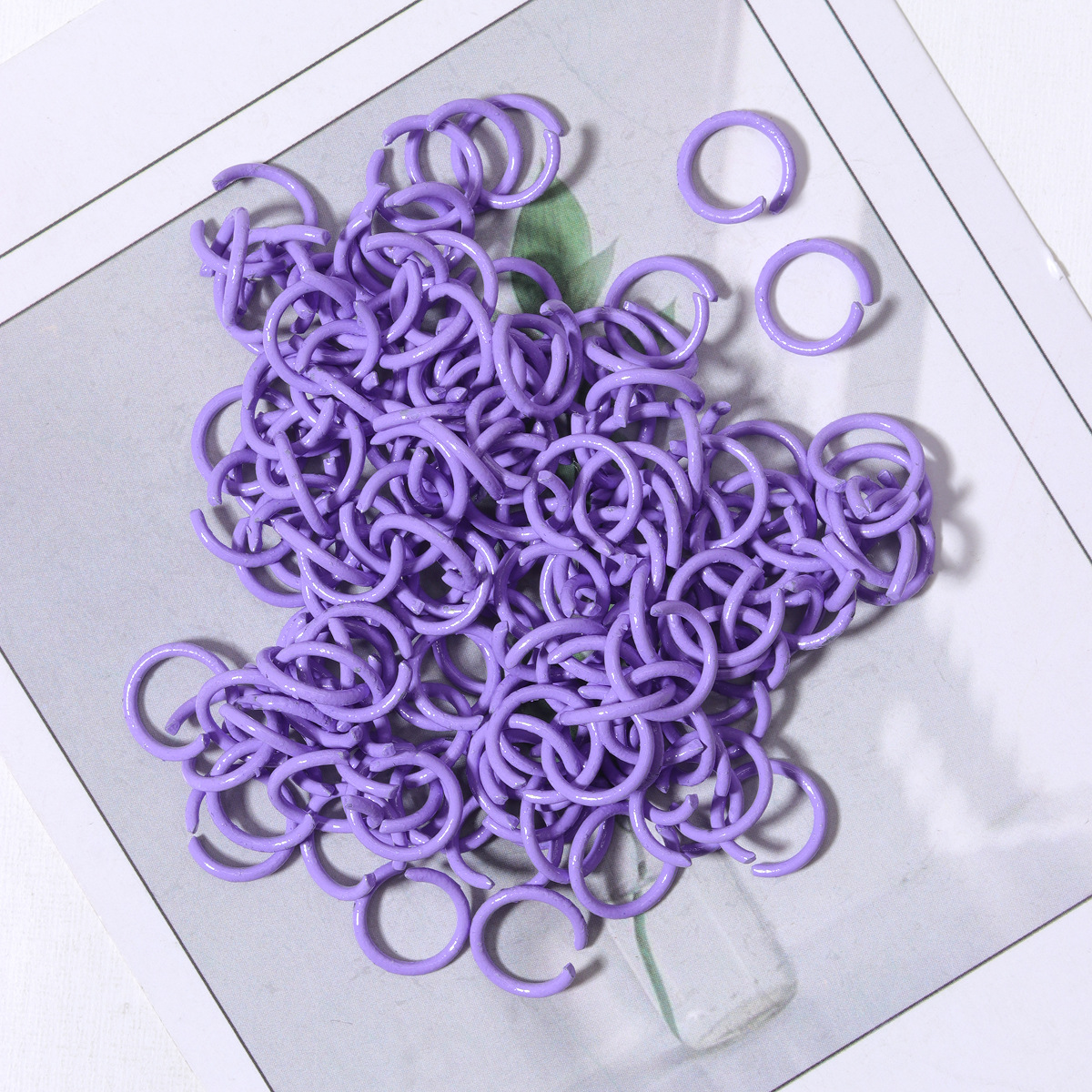 7#Purple/open ring