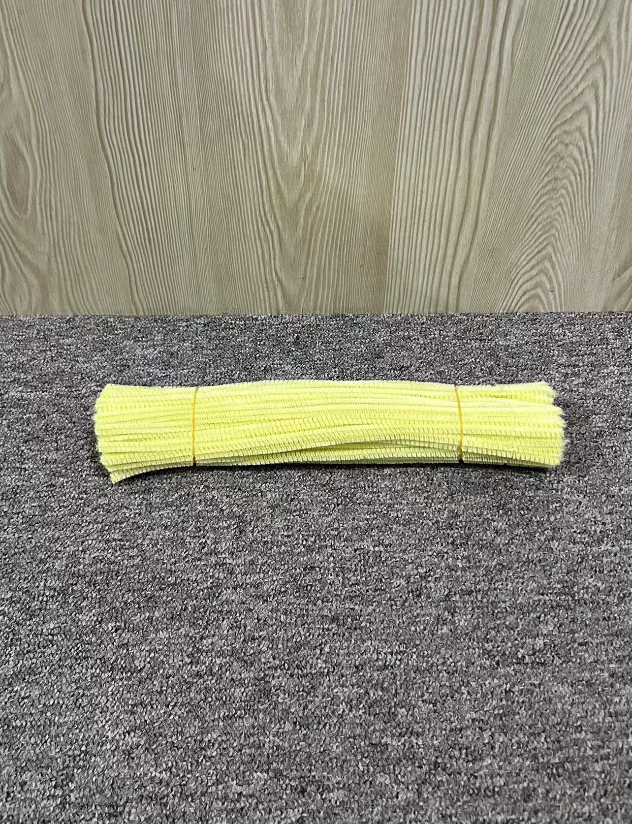 Colorido Raíz de lana Twist stick tira de lana accesorios de arcilla jardín de infantes DIY material hecho a mano limpiador de tuberías