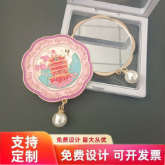 パールスタイル武漢黄鶴楼化粧鏡製造ポータブルミラー中国風文化創造ミラー新中国風ポータブルミラー化粧
