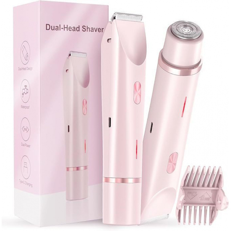 Cross-border double-head shaver epilator women's private parts trimmer electric shaver women's hair removal device Amazon 2