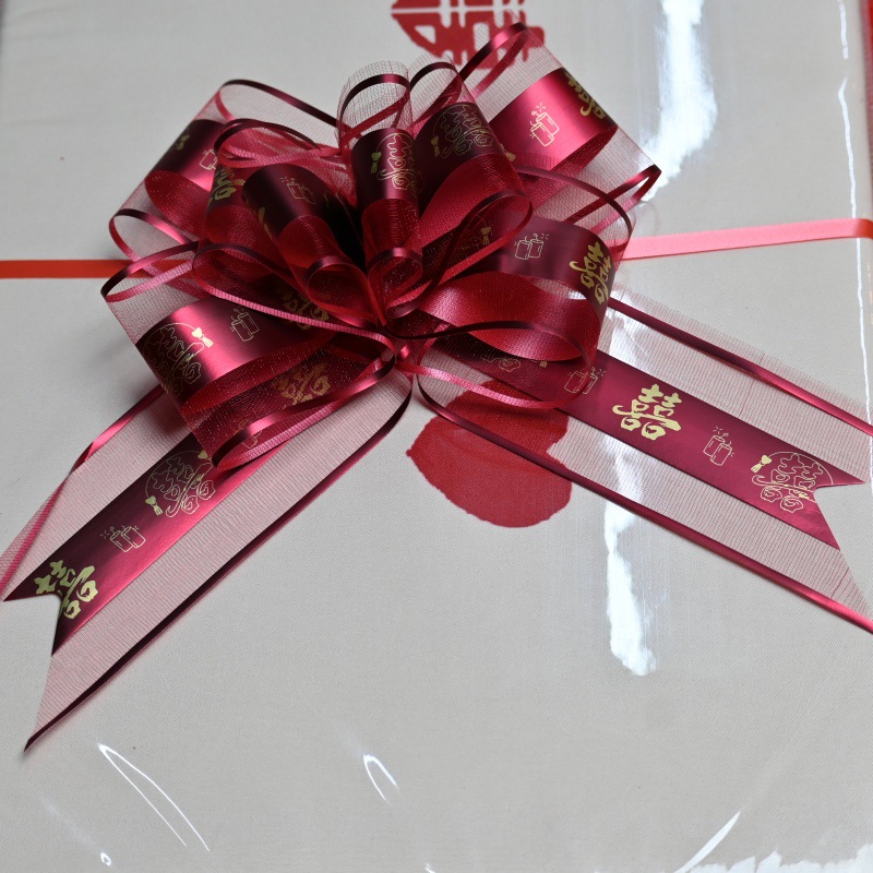 Flor de plástico de coche de boda de gran tirada