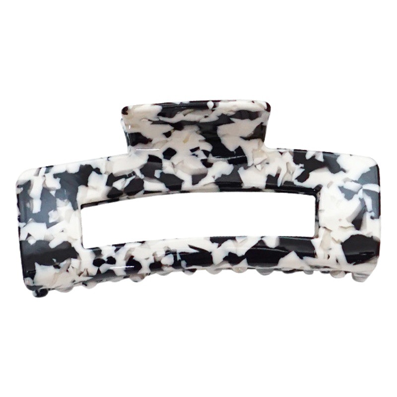 Korean Style Large Acetic Acid Clip Women's Back of Head Hairclip Leopard Print Hair Clip Retro High-grade Sense Hairpin Shark Clip Hair Accessories