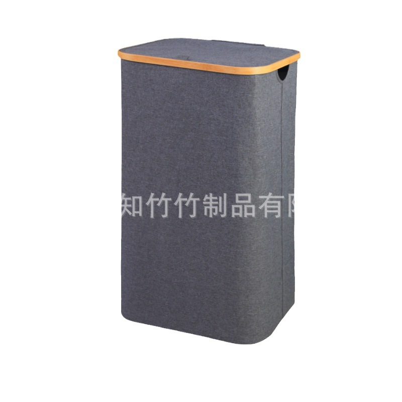 Cesto para la ropa sucia de tela Oxford, cesto para la ropa plegable de tela, cesto para la ropa de estilo japonés con bolsa de malla, cesto de almacenamiento para el hogar.