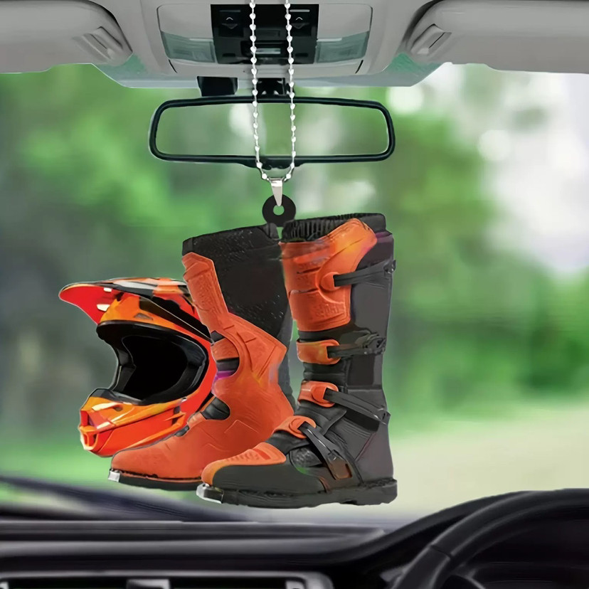 Nuevo acrílico plano transfronterizo para gatos y perros mochila creativa llaveros accesorios de automóviles