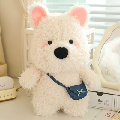 Cute Backpack West Highland Oyuncaq yastıqlar