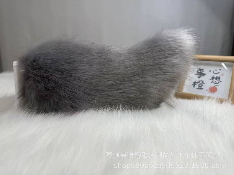 電動尻尾 音声制御リモコン付き 模擬獣の尻尾 パーティー仮装小道具 模擬尻尾 模造キツネの毛尻尾|undefined