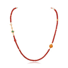 �F؛��Ȼ�M���ϼt��ŮS925�y�18K����Ϟ6mm�A��ë���108���S