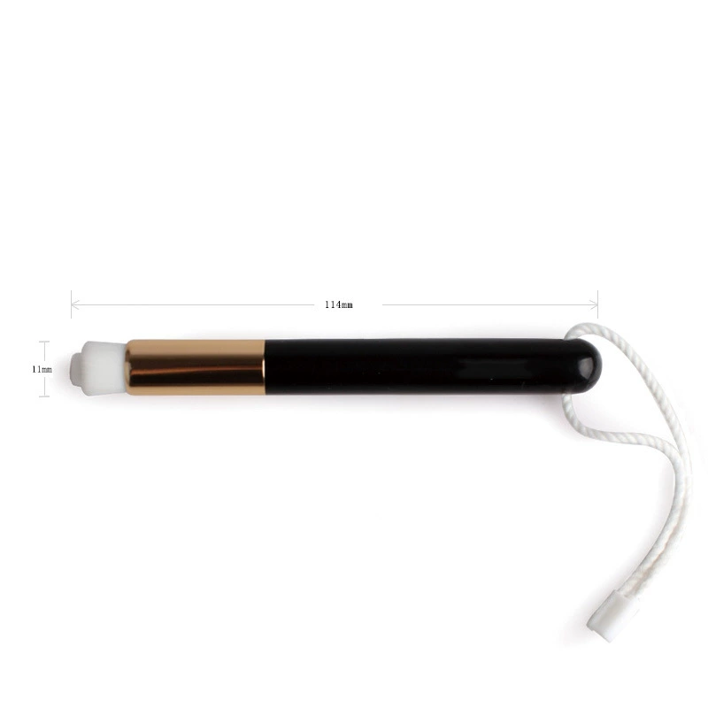 Nasal cleaning brush, 11 cm, ABS or wooden handle, flat or convex head, customizable colors