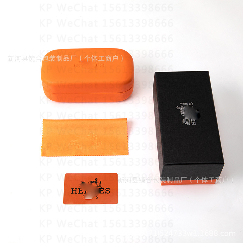 Spot al por mayor nueva caja de gafas de marca de alta gama de moda caja de gafas de sol de alta gama caja de embalaje completa
