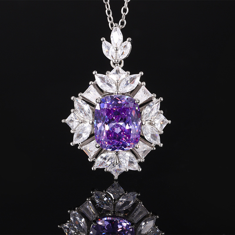 2024 nueva joyería Zhuang Shengsheng fondo de cobre chapado en oro simulación nido de pájaro cortado naranja rojo a azul traje simple mujer 10*12