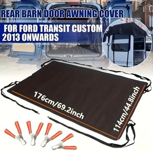 RV Barn Cover Rain Cover Sunshade Thickened Waterproof Sunshade Oxford Cloth RV Tail Door Sunshade Transport