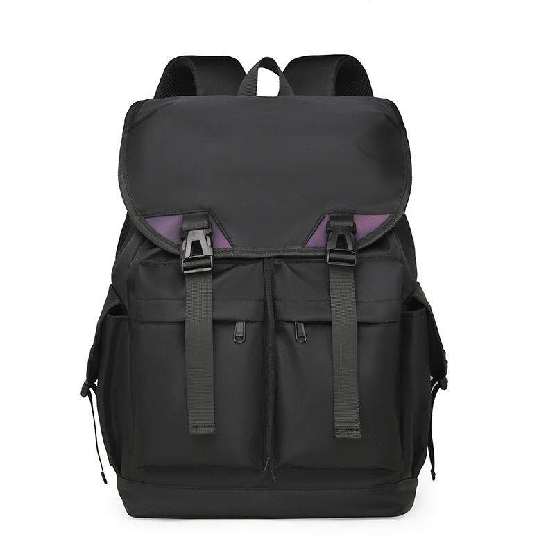 Mochila escolar para estudiantes con personalidad de moda, mochila para computadora anti-salpicaduras de negocios para hombres, mochila multifuncional para viajes al aire libre