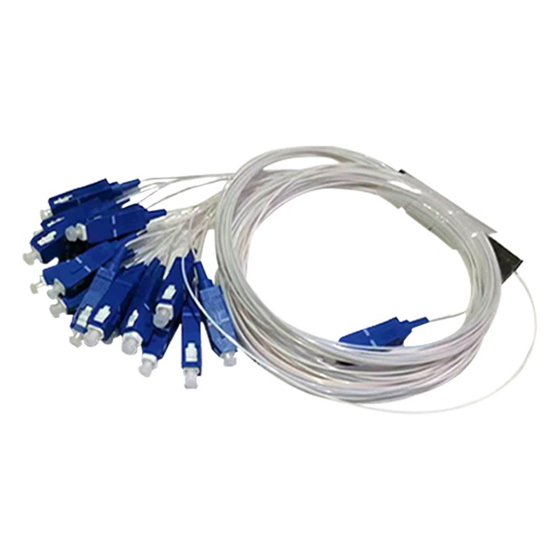 Фабричная оптовая продажа 1 минутный 16PLC оптический сплиттер SC/UPC стальной трубы 1 минута 16-сторонний оптический сплиттер миниатюрный оптический сплиттер