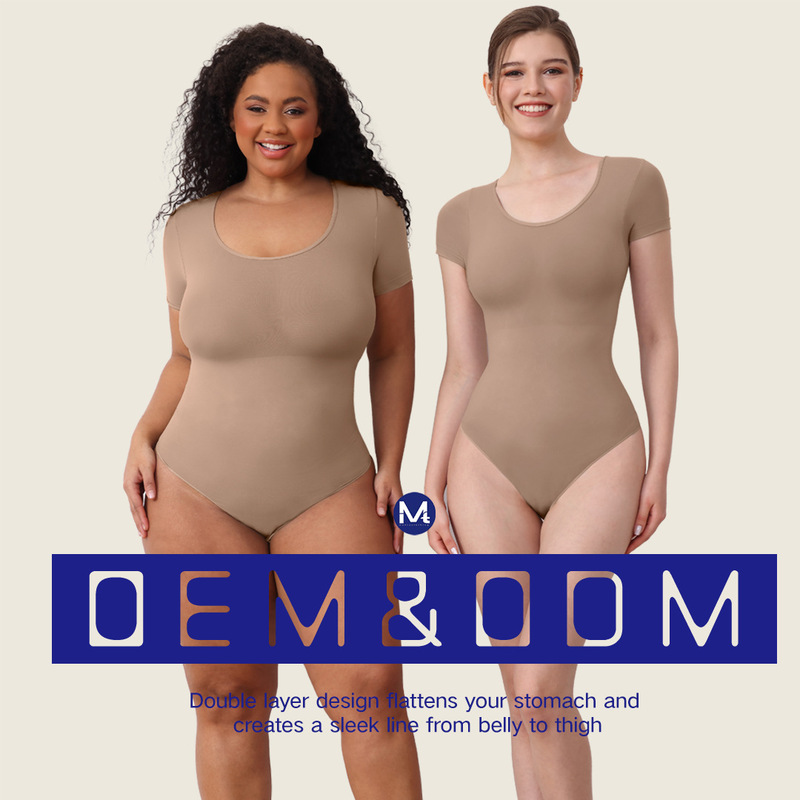 High-Quality Foreign Trade Encryption Corset Postpartum Tummy Control Waist Cincher Hip-Lifting Thong Bodysuit Shapewear