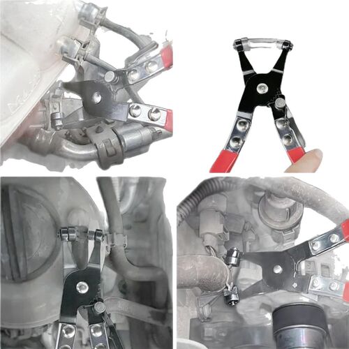 Massive pipe clamp straight throat type pipe bundle clamp bendable with wire clip clamp clamp holder tool