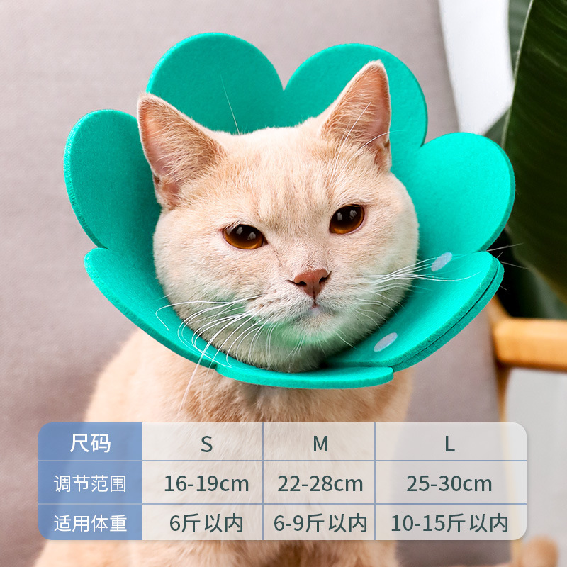 エリザベスリング猫絶育首輪猫の頭カバーは首をかむのを防ぎます。|undefined