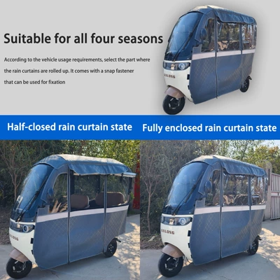 Cold-Resistant for Overseas Tricycles in — Elektromobil üçün ön şüşə çətiri (günlük)