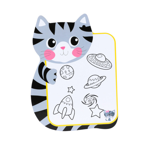 0-3 years old wooden children's cartoon animal graffiti drawing board early childhood learning memo puzzle puzzle toy