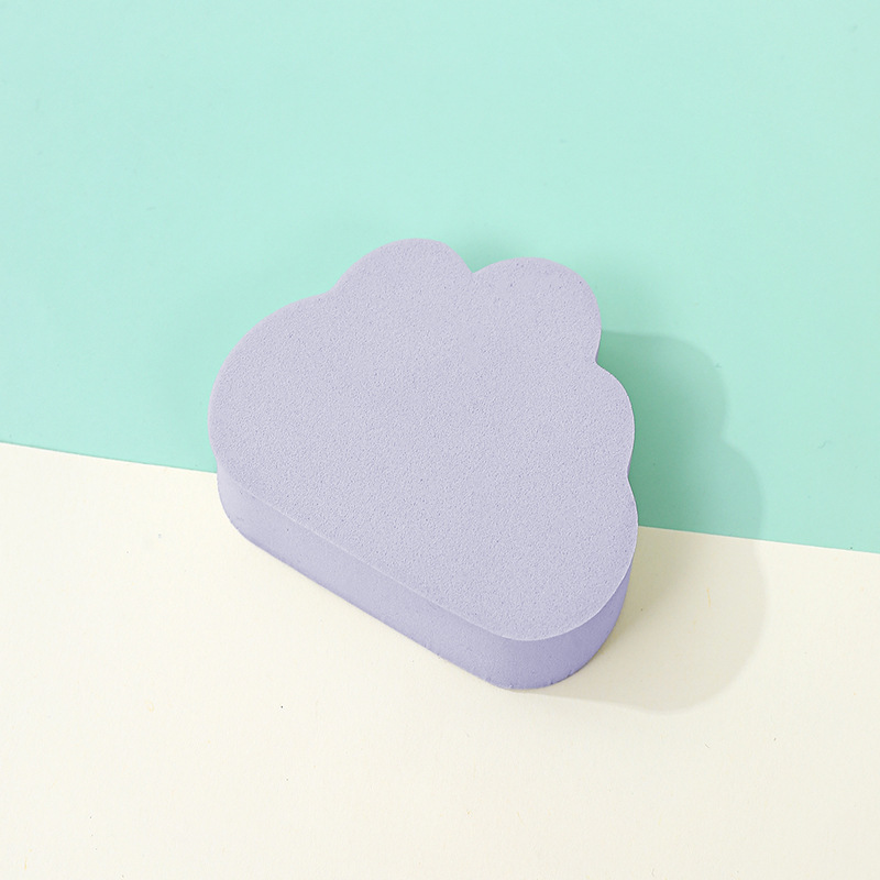 La borla de polvo de nube personalizada de fábrica no come polvo, transfronterizo no látex, superficie plana, esponja de maquillaje, colchón de aire, seco y húmedo