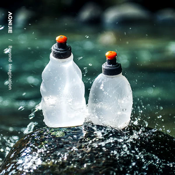 Onijie Running Sports Water Bottle 170/250ml Outdoor Water Cup Transparent Hard Water Bottle Marathon Cycling Mountaineering