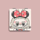 Rab folding mirror portable makeup mirror double-sided printing cartoon small mirror stall gift mirror cartoon periphery
