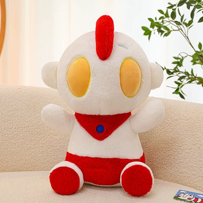 Oyuncaq yastıqlar – doll children's birthday gift - ultraman-sitting-figure-red-35cm