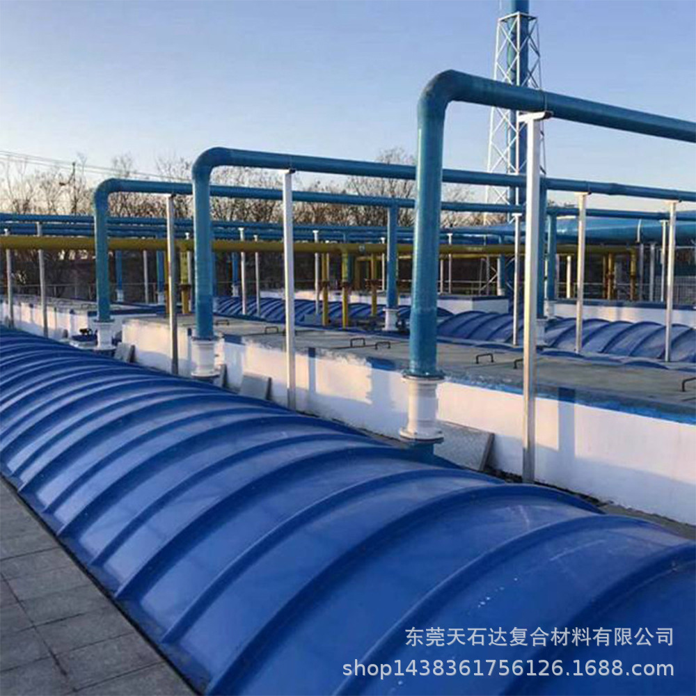 高性能耐腐蚀玻璃钢拱形污水池盖板 - 适用于市政与工业污水处理