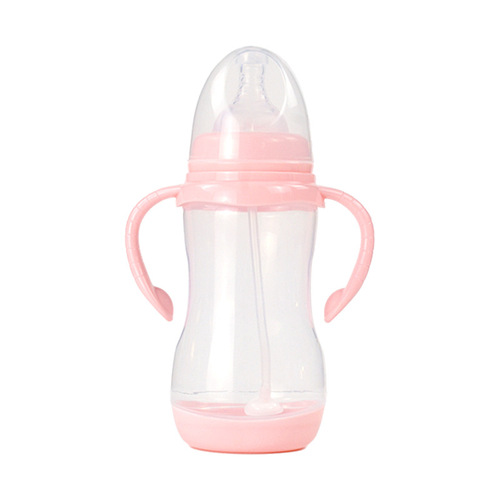 源头艾尔乐宝宝胀气吸管奶瓶品牌吸管杯婴儿pp奶瓶可拆卸会员专供