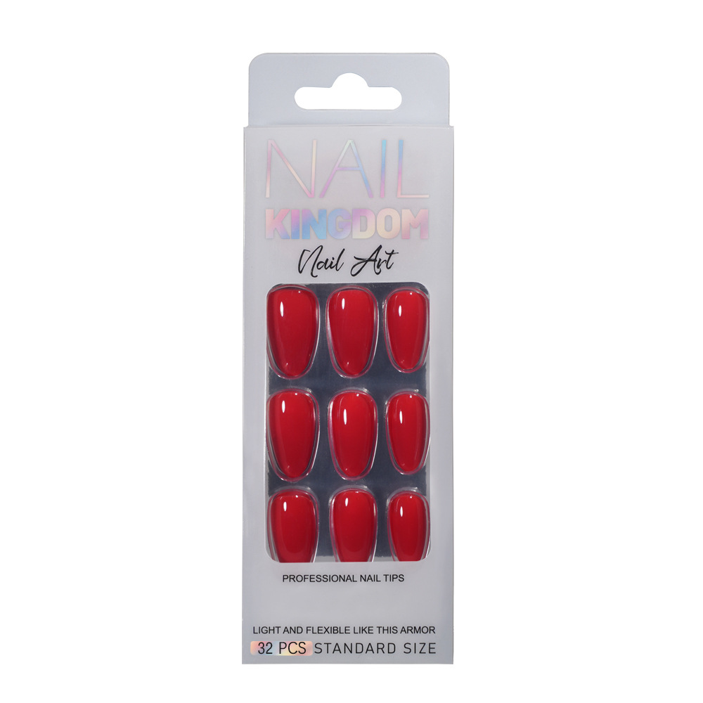 Uñas postizas desmontables estilo europeo y americano, color sólido, aurora, cortas, al por mayor