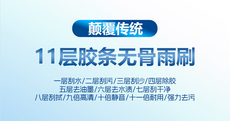 Suitable for Chery Tiggo 3/5/7/8 Wipers, Arrizo Fengyun 2, Qiyun A1/2/E/Qq3/6 Boneless Wipers