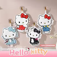 Детский милый мультфильм Kt кошачий полотенце двухслойный коралловый бархат полотенце для рук на кухне
