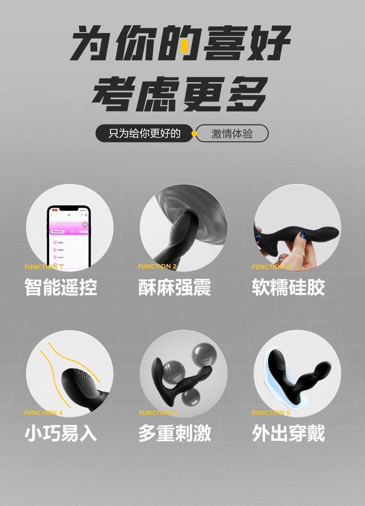 Mystery Poison Dragon App-Controlled Vibrator for Women, Plastic, 12-Month Warranty — detail image 14