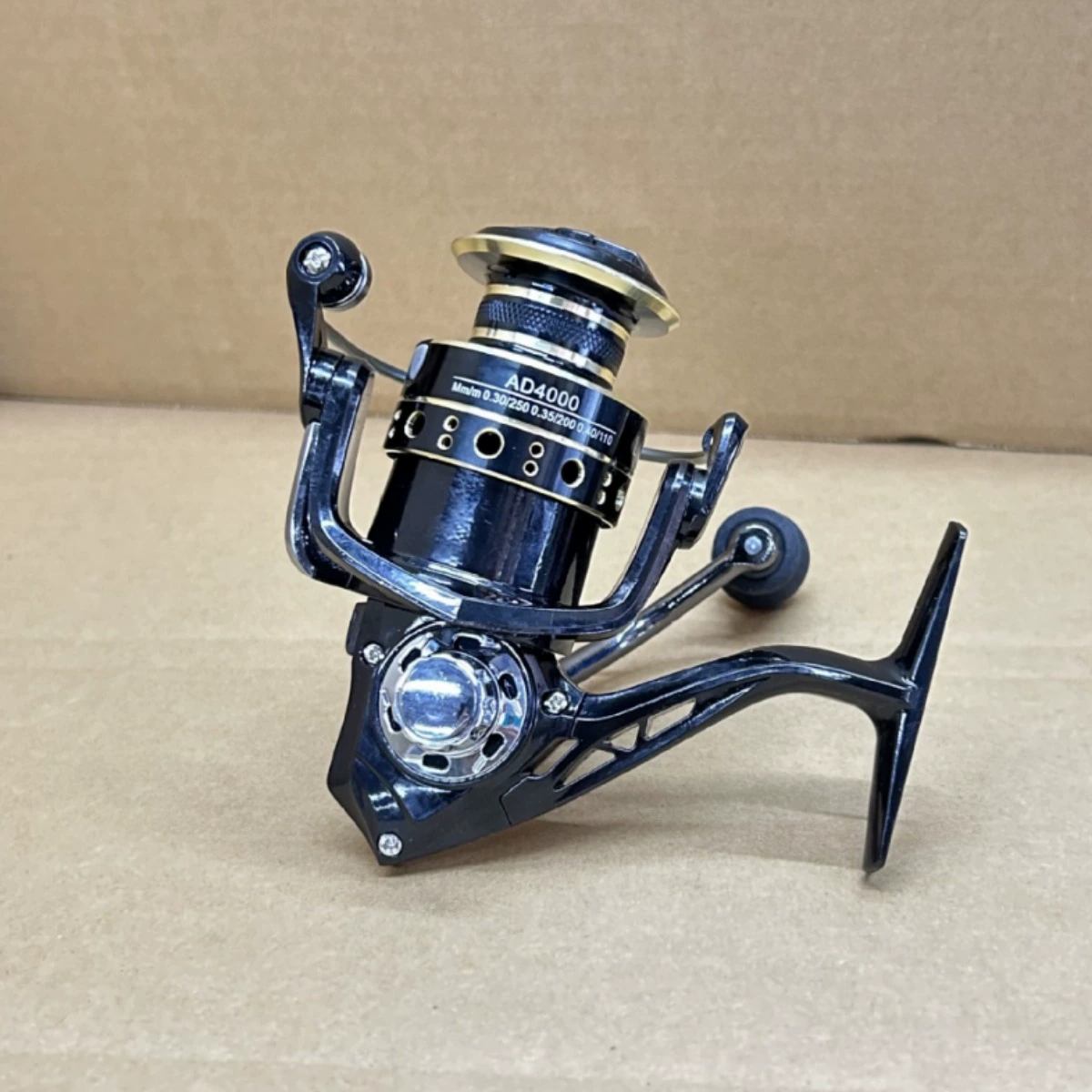AD металлическое fishing wheel folding handle Fish line wheel spinning wheel rod wheel throwing wheels and sea fishing rods for fish