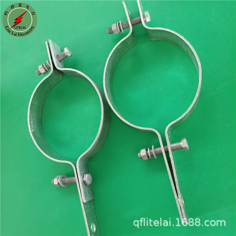 水泥杆用抱箍 热镀锌扁铁抱箍 ADSS光缆抱箍定做 【光缆金具】