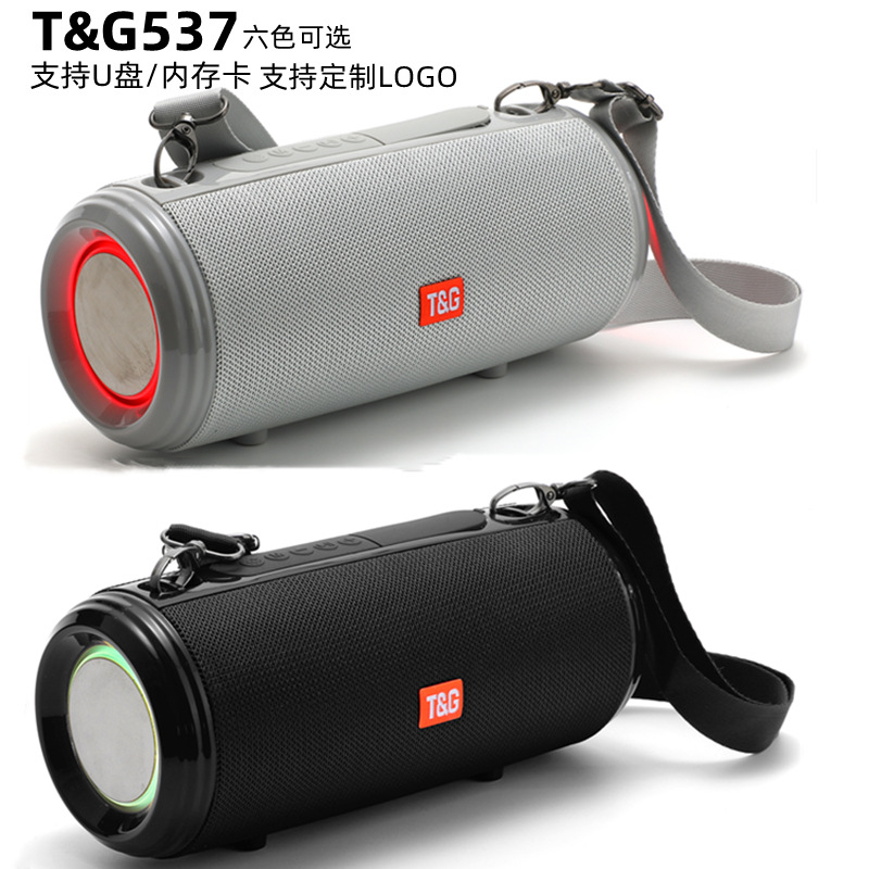 TG537 altavoces Bluetooth inalámbricos batería tela portátil cinturón creativo sonido al aire libre subwoofer pesado