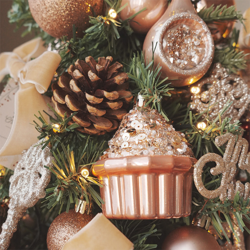 Nueva Navidad mini árbol de Navidad conjunto de decoración decoración decoración para el hogar DIY escritorio árbol de Navidad