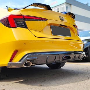 Suitable for 2022 Honda Style Rear Lip Fixed Wing Style Rear Spoiler Sports Kit Rear Guard Bumper Corner Protector
