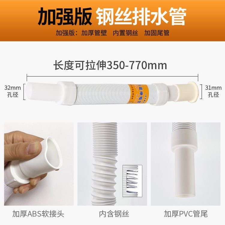 Una tubería de drenaje de alambre sin cabeza de drenaje