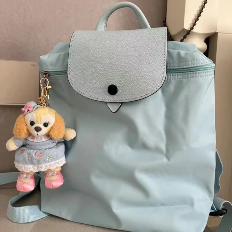 French Longchamp Bag 70Th Anniversary Backpack Nylon School Bag Waterproof Foldableing Casual Lightweight Women's School Bag Backpack Trendy