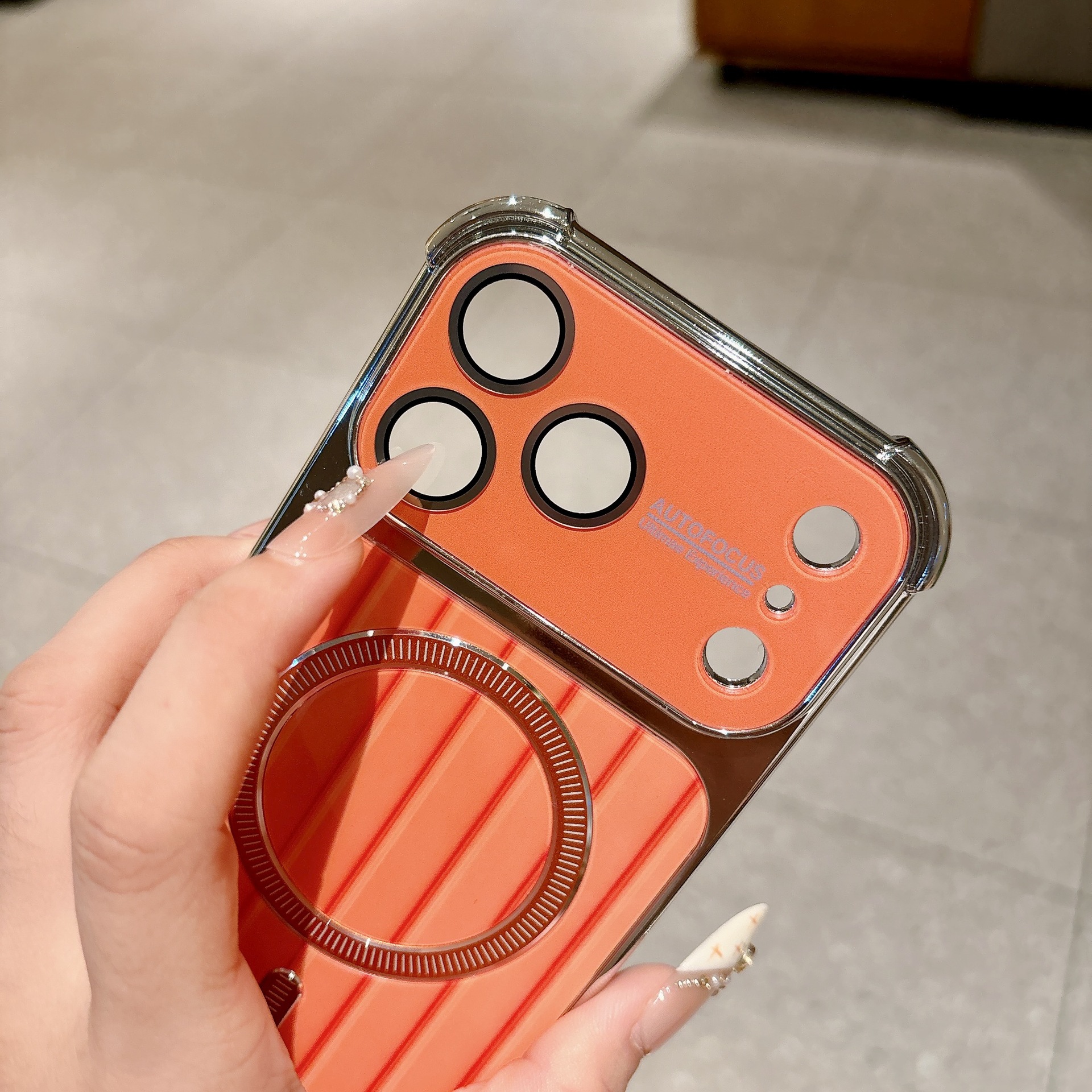 Funda Magnética Tipo Maleta para iPhone 18 Pro Max, Silicona, Anticaídas