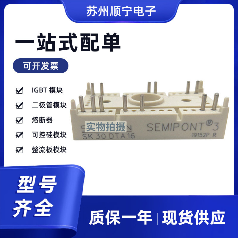 SK30DTA12 IGBT可控硅模块  全新原装 型号齐全 现货速发