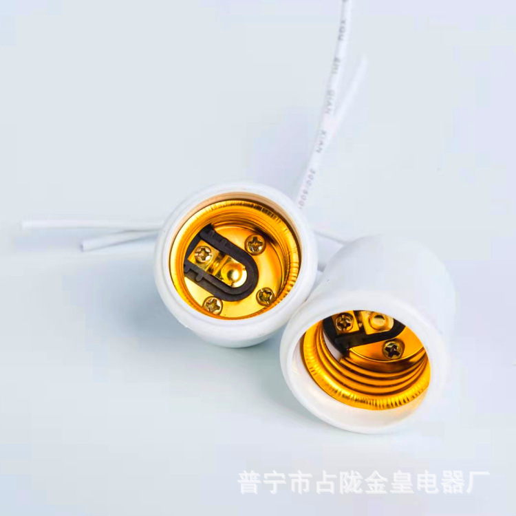 lámpara doméstica E27 conector de tornillo lámpara con interruptor dos enchufes LED lámpara de noche lámpara accesorios de iluminación